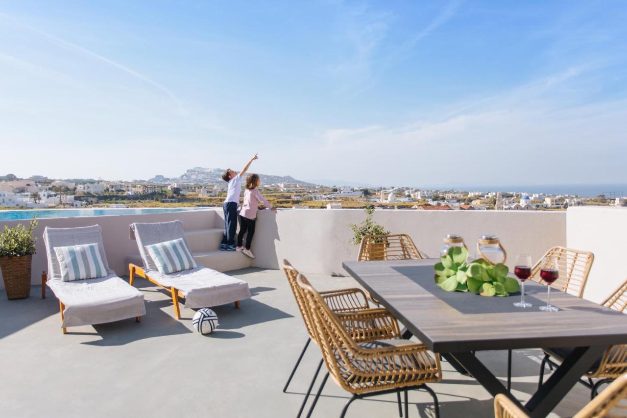 Amer Villa Santorini With Outdoor Hot Tub Vóthon Екстериор снимка