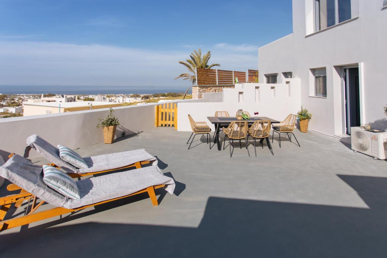 Amer Villa Santorini With Outdoor Hot Tub Vóthon Екстериор снимка