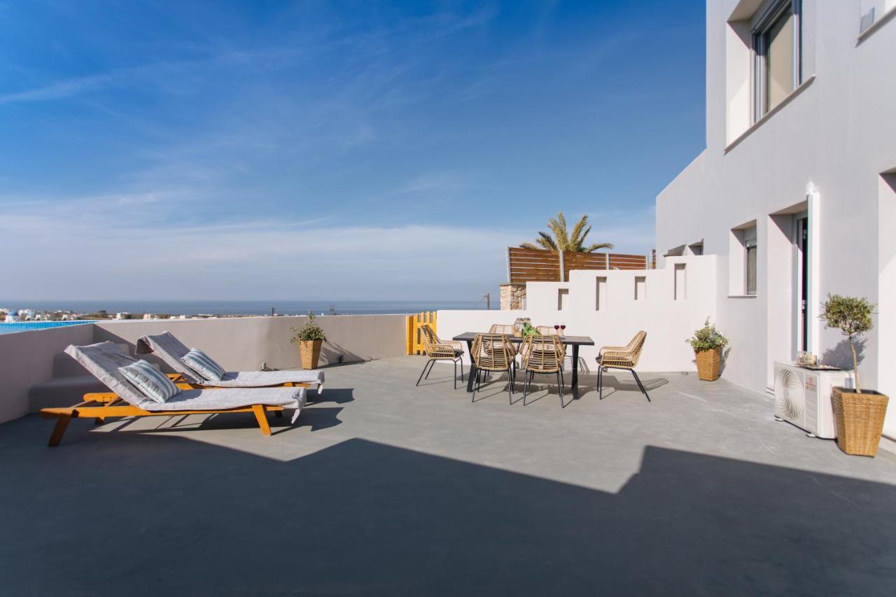 Amer Villa Santorini With Outdoor Hot Tub Vóthon Екстериор снимка