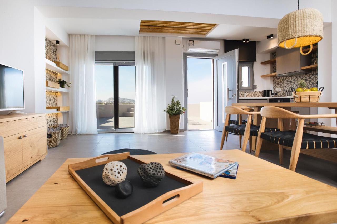 Amer Villa Santorini With Outdoor Hot Tub Vóthon Екстериор снимка